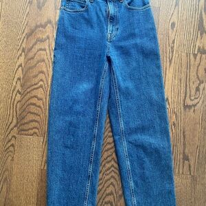 Everlane Women's Straight Leg Jeans in Deep Blue